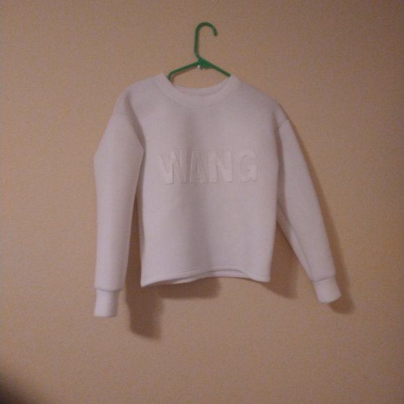 ALEXANDER WANG X HM • Cropped Neoprene Sweatshirt